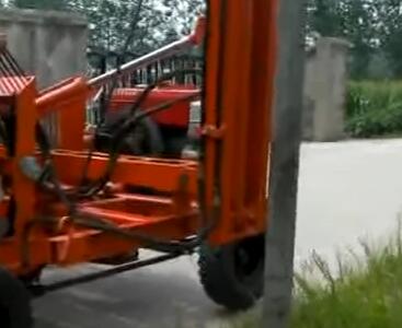 YW Series Guardrail Pile Driver Video