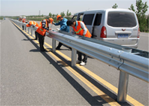 The Highway Guardrail Total Installation Flow